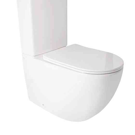 Qtap Jay чаша унітаза підлогового гір. випуск, нижній підвод, без сидіння 680*370*815mm WHITE Київ