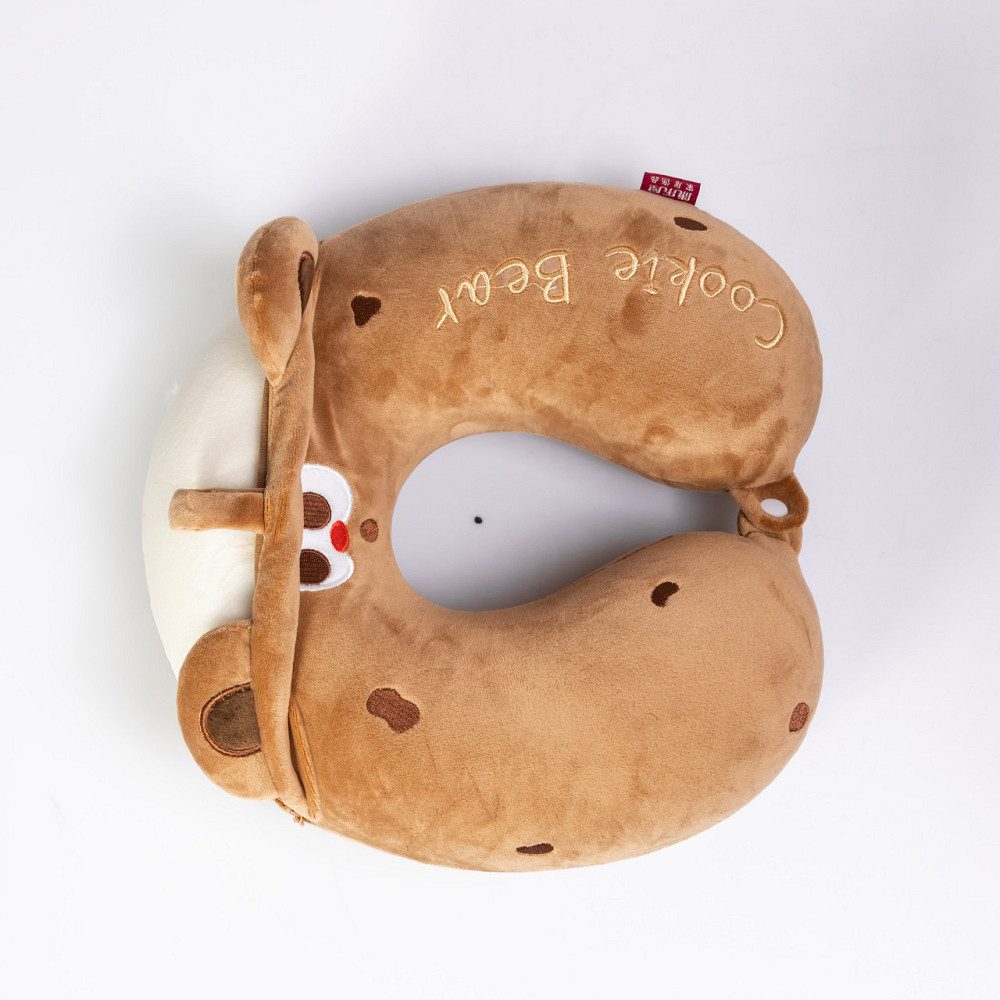 Подушка для шиї Cookie Bear U-подібна, коричневий HP-56-1BR Коломия - фото 3
