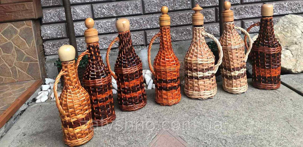 Плетеная бутылка 0,5 литра Киев - изображение 3