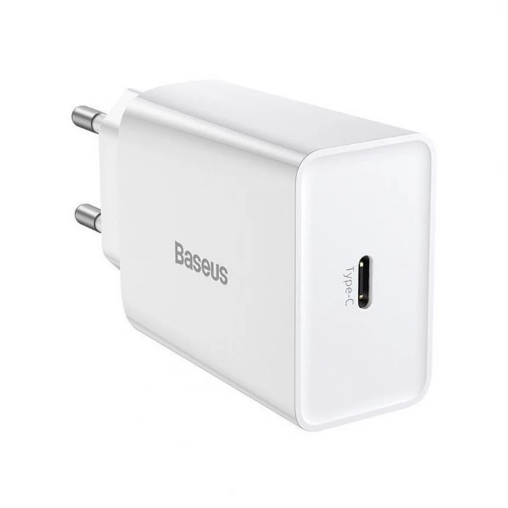 Мережевий зарядний пристрій Baseus Speed Mini Quick Charger 1C 20W EU White Київ - фото 8