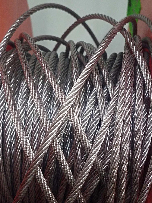 Трос "GoralMet" з нержавіючої сталі марки AISI 316, діаметром 3,0 мм, 7х7, бобіна пластикова, намотка 200 м Киев - изображение 3