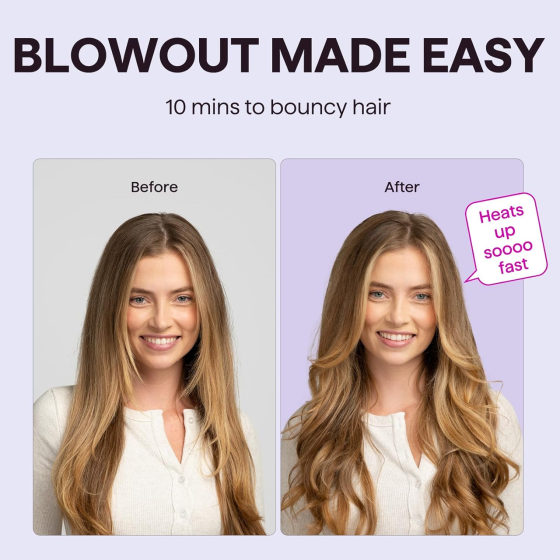 Термощетка Wavytalk Blowout Boost 38 мм, 68 Вт, ионизация, керамика, 5 температур 150–215°C Киев