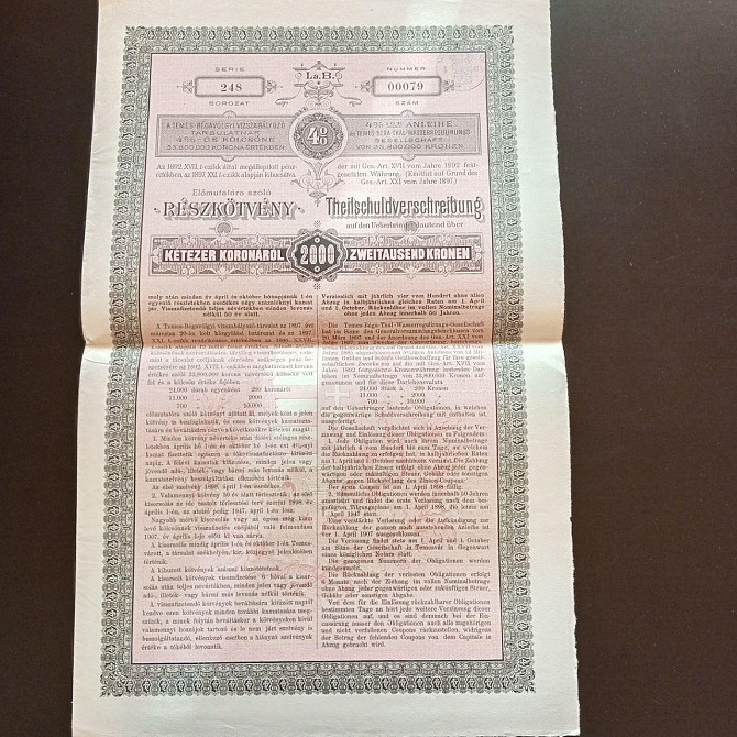 Акция. 1898 год №00079 (Б-34) Полтава - изображение 1