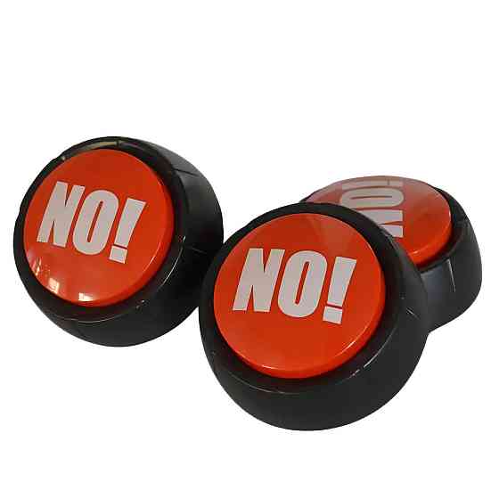 Звукова кнопка NO, що говорить кнопка "Ні" з різними голосами, прикольна кнопка для розіграшів Київ