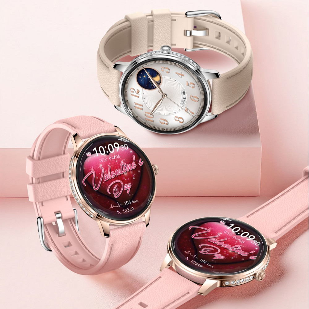 Смарт годинник, розумний годинник Smart Brilliant Slim Silver Rubber, 2 ремінці ( 16640 ) Харків - фото 9