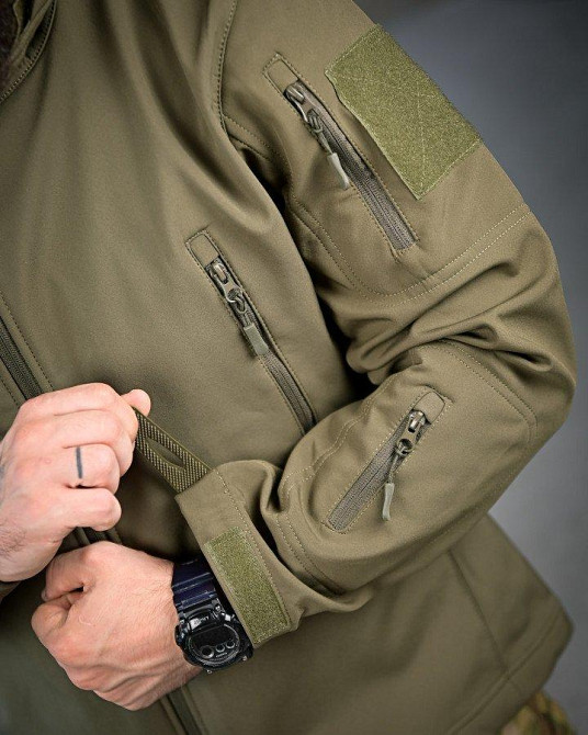 Тактична куртка софтшел LINKOLN олива ПП7948 Одеса - фото 6