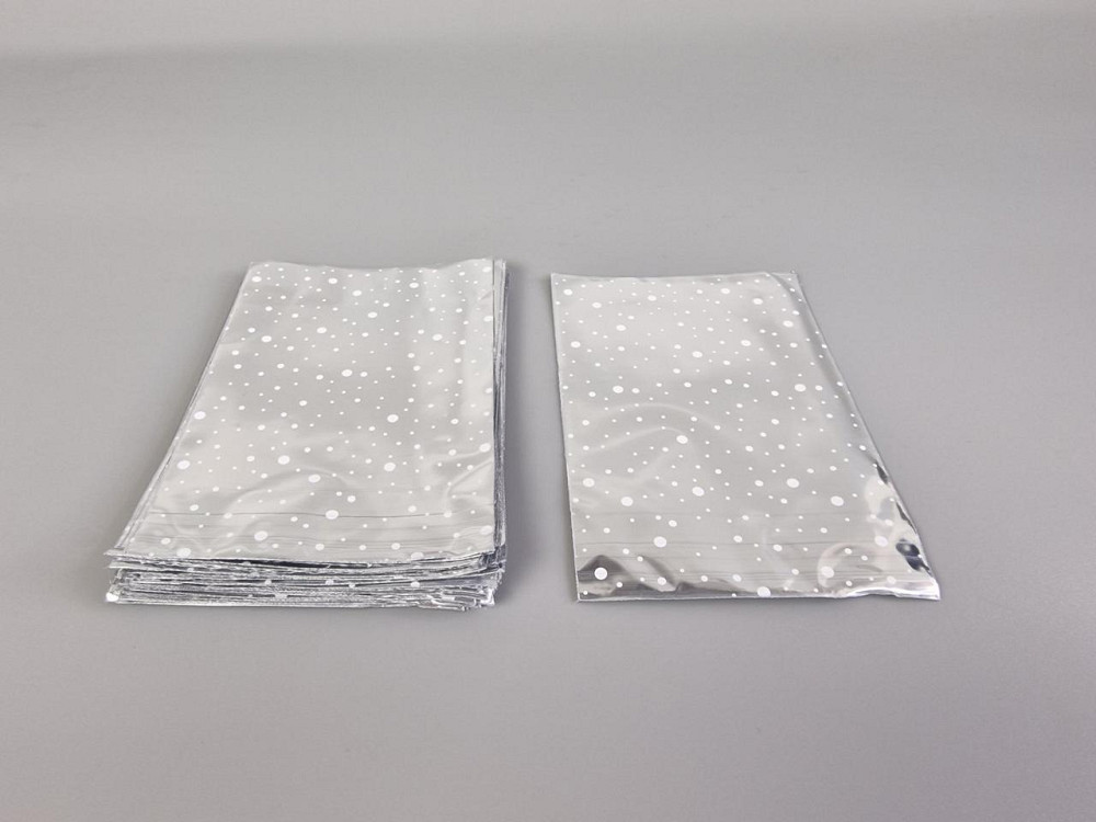 Пакет із малюнком для пакування подарунків (10*15) No411(2) фольгований "Капелька" (100 шт.) Харків - фото 1