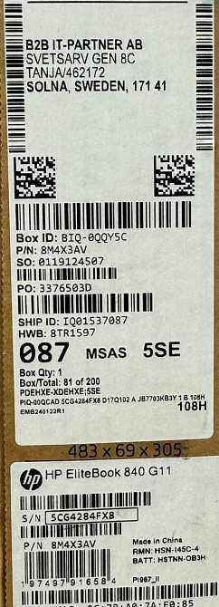 Ноутбук HP EliteBook 840 G11 (8M4X3AV) Харків - фото 2
