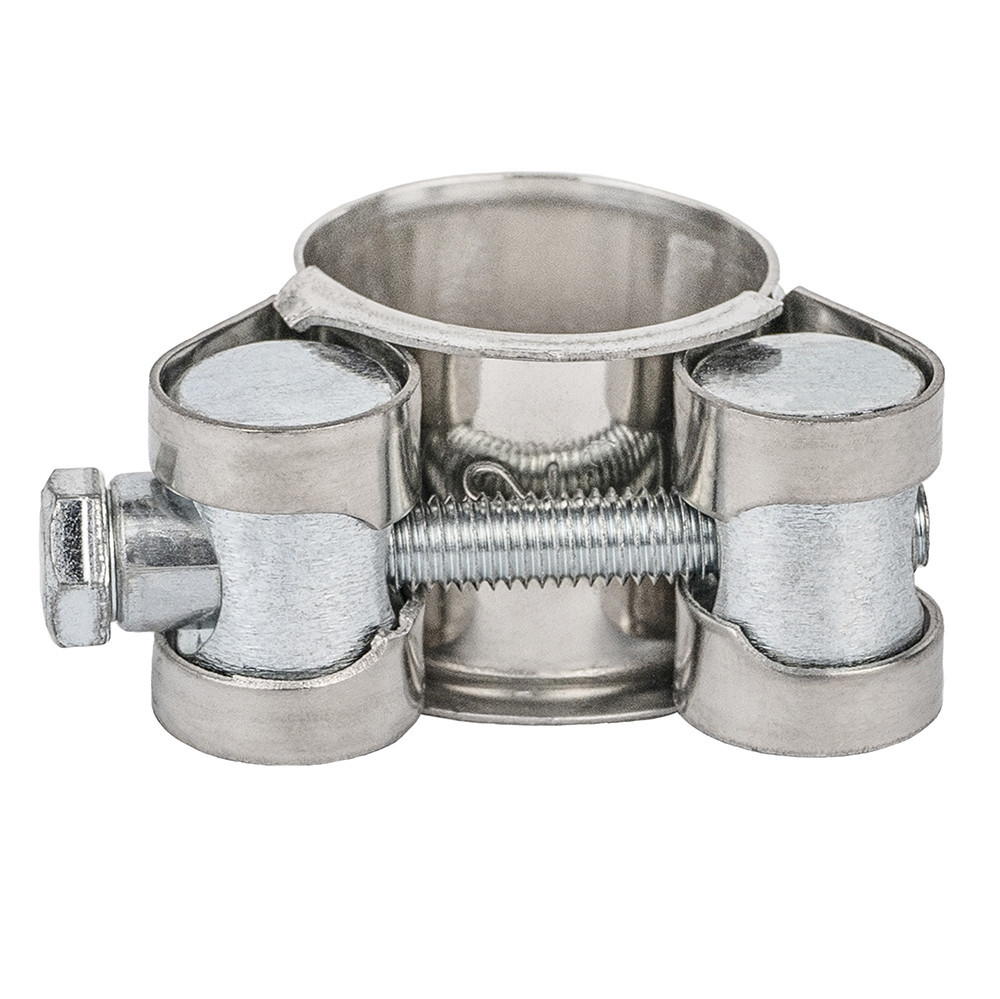 Хомут силовий неіржавкий 18 мм Ø19-21 мм (КРАТНО 10 шт.) SIGMA (2508021) Київ - фото 2