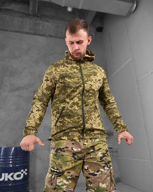 Полегшена стрейчева ветровка fuzz піксель XL Одеса - фото 14