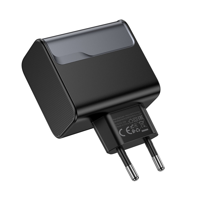 Мережевий зарядний пристрій HOCO CS75A Star Speed PD70W(2C1A) charger midnight black Одеса - фото 7