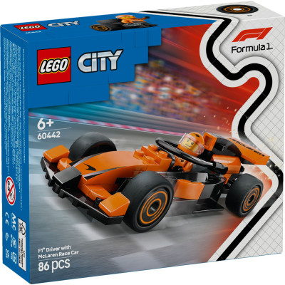 Конструктор LEGO City Пілот F1 з автомобілем для перегонів команди McLaren (60442) Вінниця - фото 1