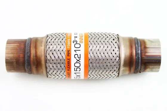 Гофра глушника Lacetti 3-шарова EuroEx з фланцями (45*150*210) Вінниця