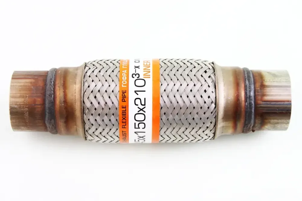 Гофра глушника Lacetti 3-шарова EuroEx з фланцями (45*150*210) Вінниця - фото 1