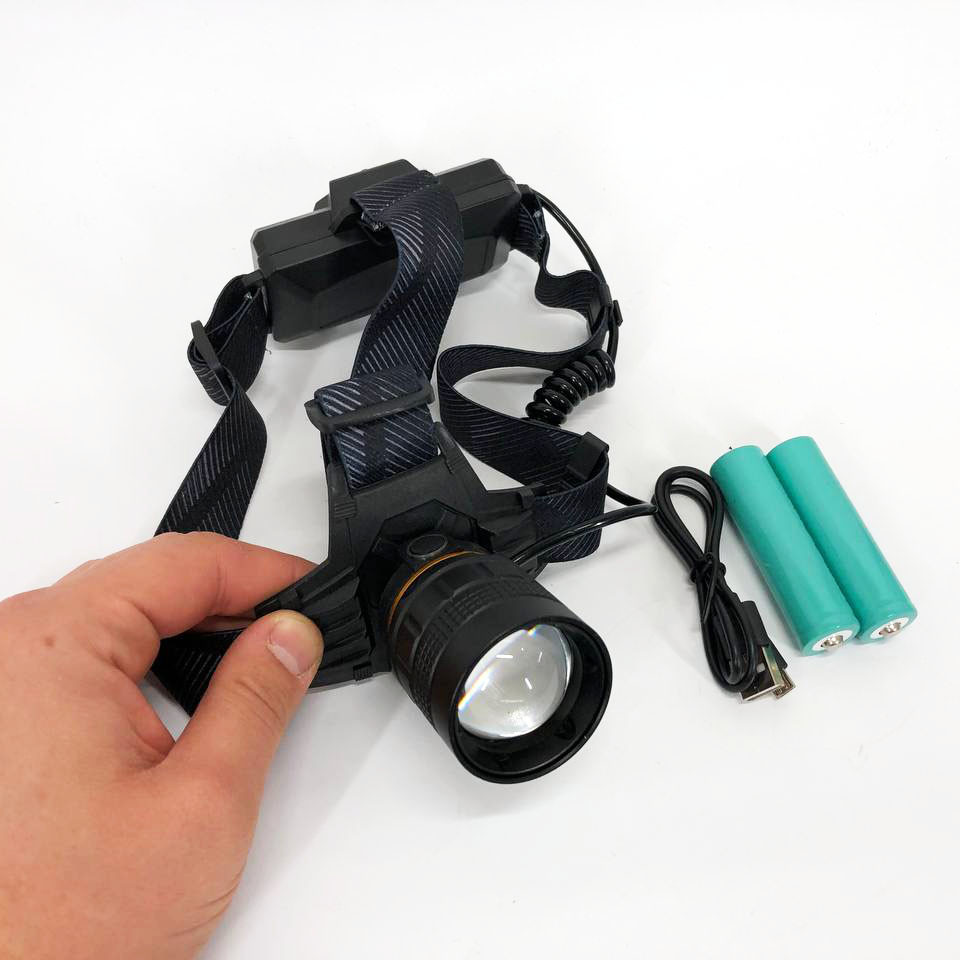 Фонарь на голову для бега Bailong BL-8076-2-GT100, Головной фонарь аккумуляторный светодиодный мощный WJ-31 Львов - изображение 10