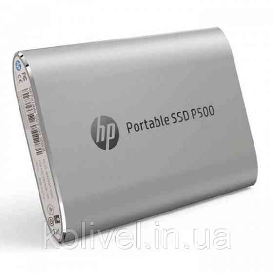 SSD external, USB 3.1 Gen2 Type-C 250Gb, HP P500, TLC, Silver, срібний, Retail (7PD51AA) Київ