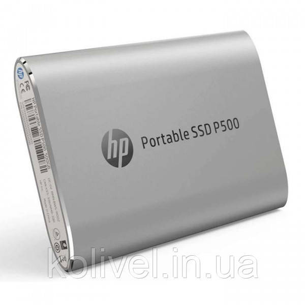 SSD external, USB 3.1 Gen2 Type-C 250Gb, HP P500, TLC, Silver, срібний, Retail (7PD51AA) Київ - фото 2