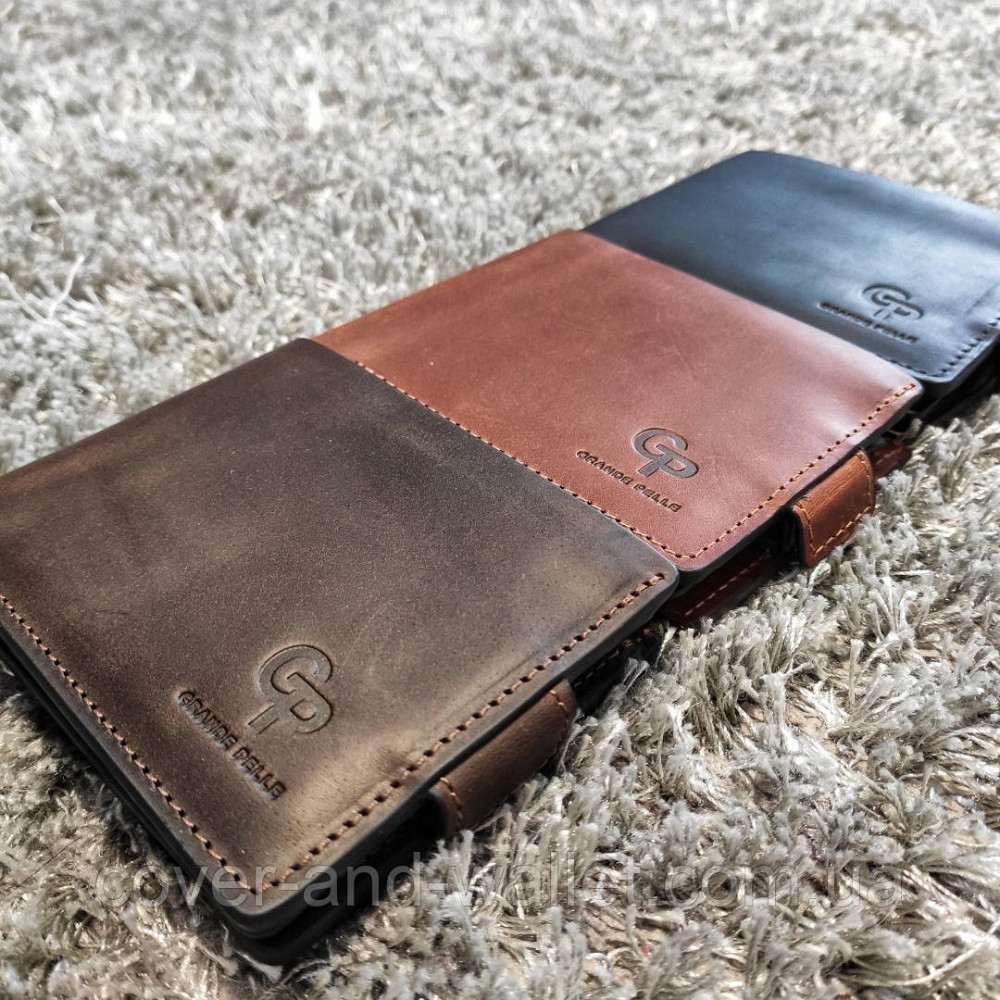Чоловічий шкіряний гаманець портмоне на магнітах для грошей і карток Grande Pelle Amico Київ - фото 10