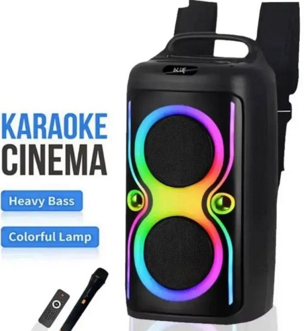 Колонка Bluetooth Portable Party Speaker TTD громкий звук  LED караоке. Киев - изображение 3