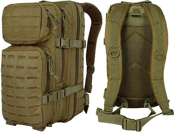 Тактичний Рюкзак 20 літрів з Molle Mil-Tec від Sturm "ASSAULT LASER CUT" (1402605) Coyote Нововолинськ