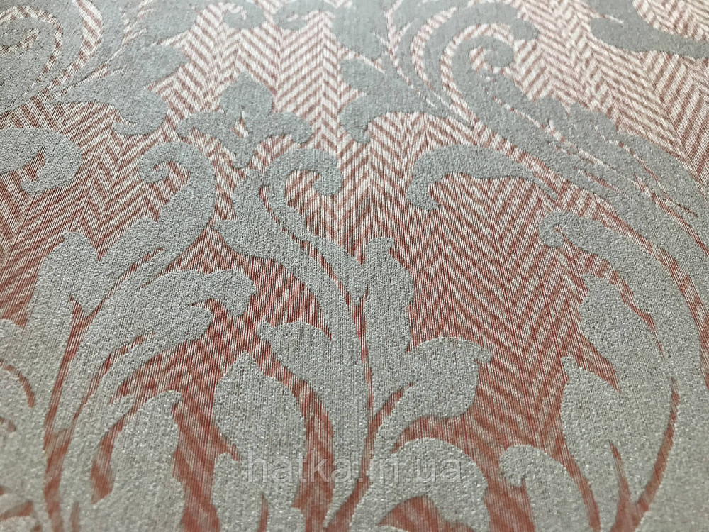 Текстильні шпалери на флізеліновій основі Cador Rasch Textil 086576 вензелі світло-бурштиновий тарракотовый Київ - фото 3