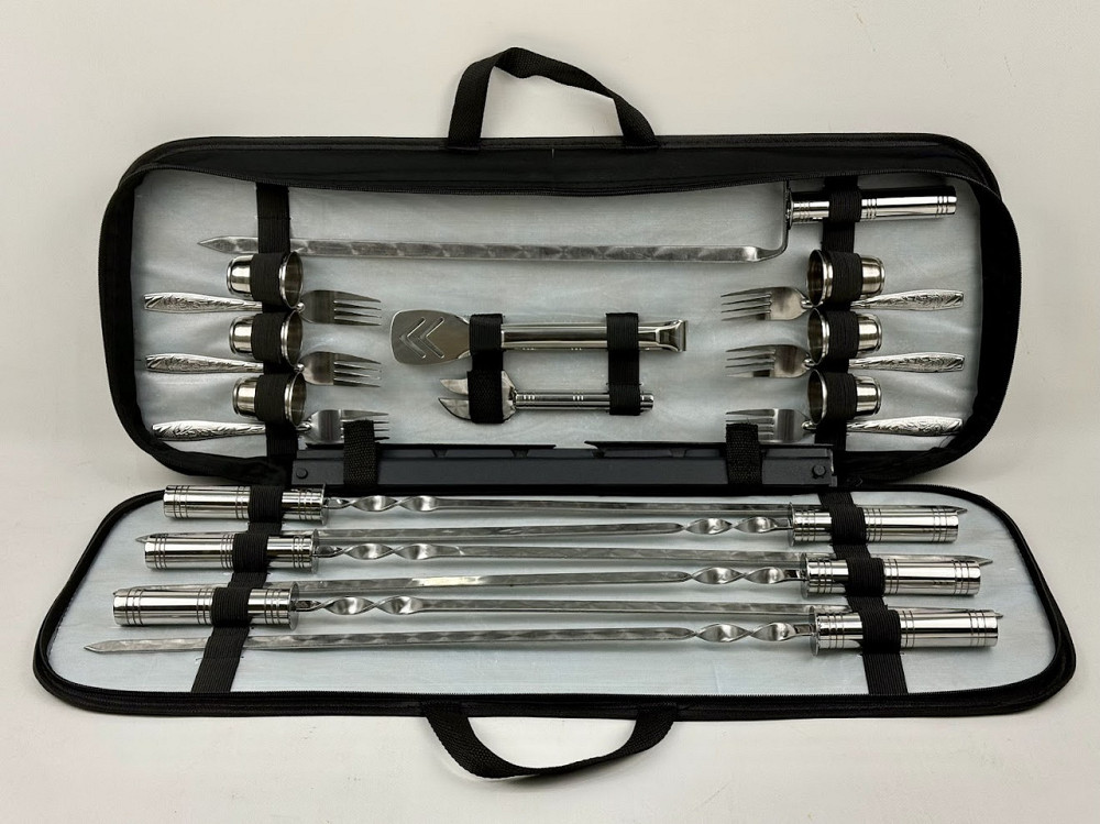 Подарунковий набір шампурів ПЛАНШЕТ No3 HAPPY DAYS Подарункові набори для шашлику Тернопіль - фото 6