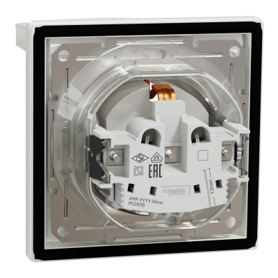 Розетка Schneider Electric ASFORA з кришкою IP44, біла (EPH3100321) Вінниця - фото 7