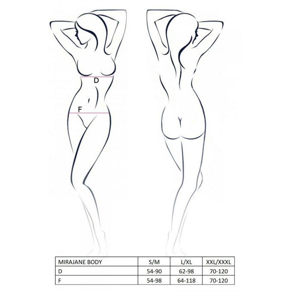 Ажурний боді Passion AZALIA BODY L/XL, black Sex Aura Київ - фото 5