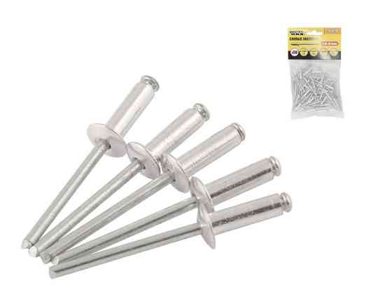 Заклепки алюмінієві витяжні MASTERTOOL 4.0х16.00 мм 50 шт 20-0570 Коломия