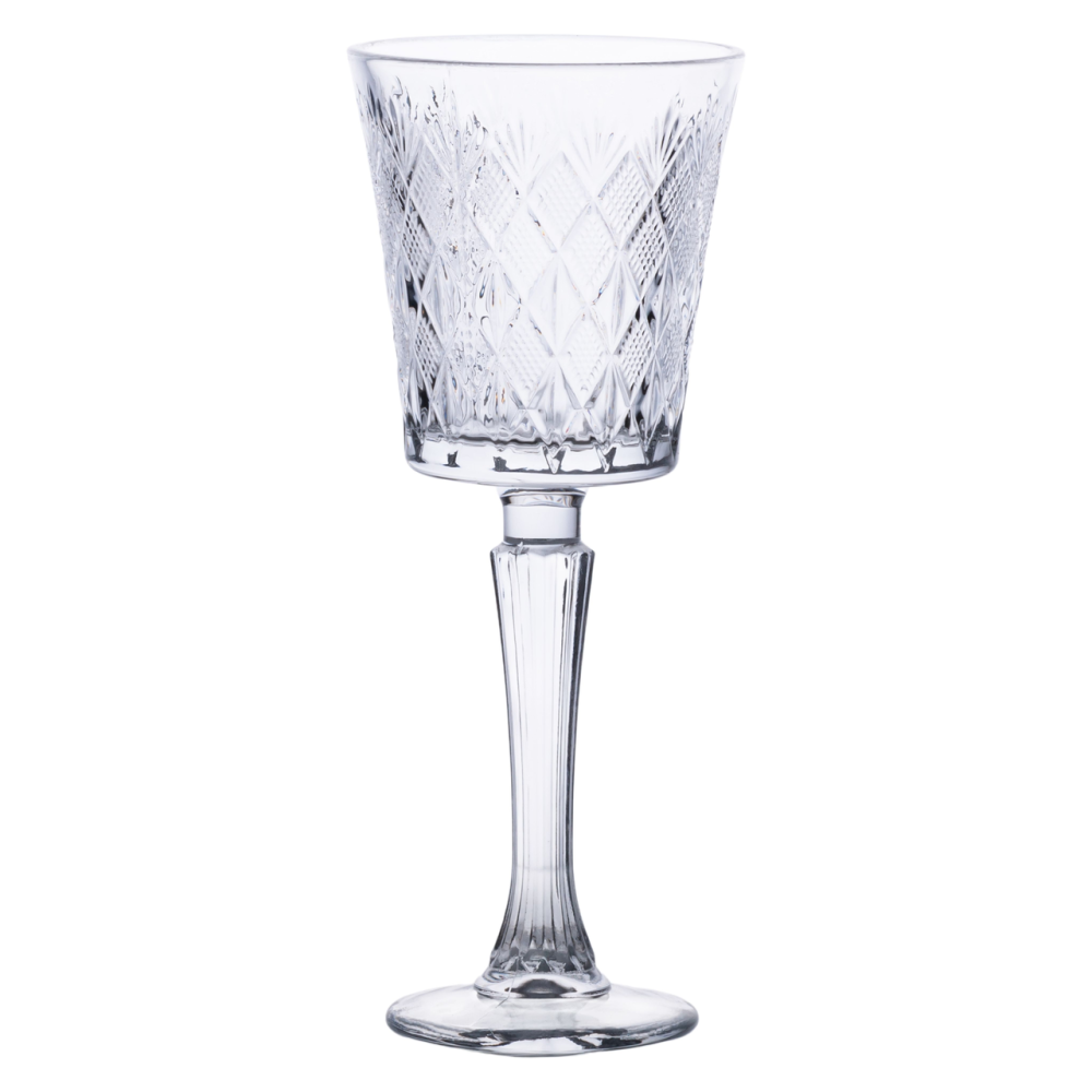 Набор бокалов для вина на высокой ножке 6 шт 295 мл стеклянные HP-19-127 Киев - изображение 3