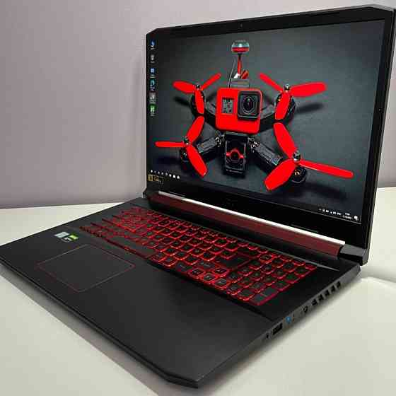 Acer Nitro 17,3 144Hz i7-9750H GTX 1660Ti 6Gb 16Gb SSD 256Gb HDD 1Tb Ноутбук Київ