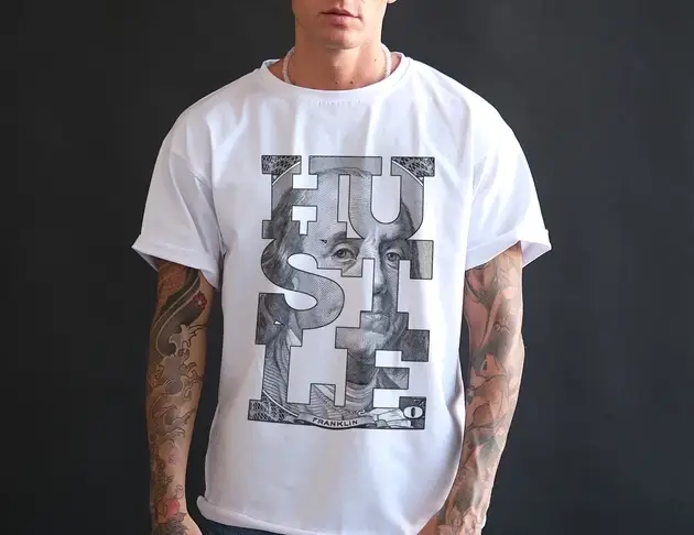 Футболка для подростка мальчика с принтом Hustle W Размер 160 Anime10042 Днепр - изображение 7