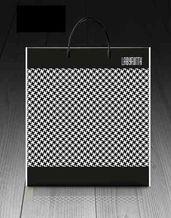 Пакет-сумка 40х45 з пластиковою ручкою  