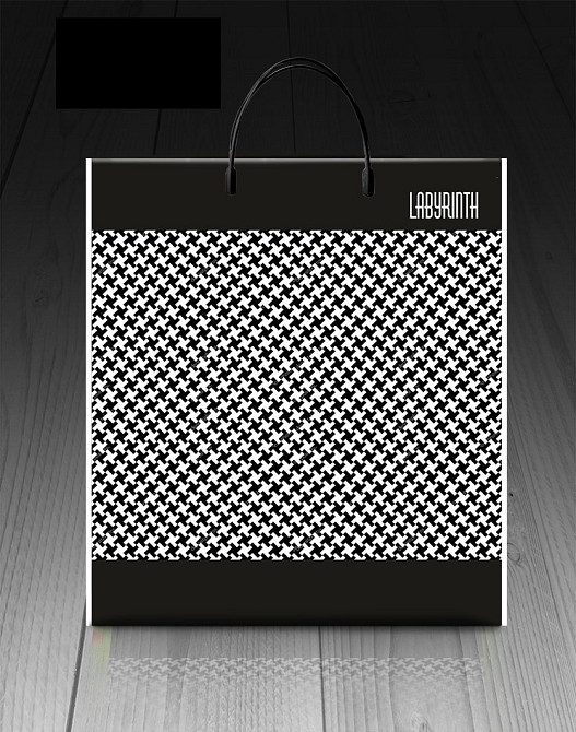 Пакет-сумка 40х45 з пластиковою ручкою  