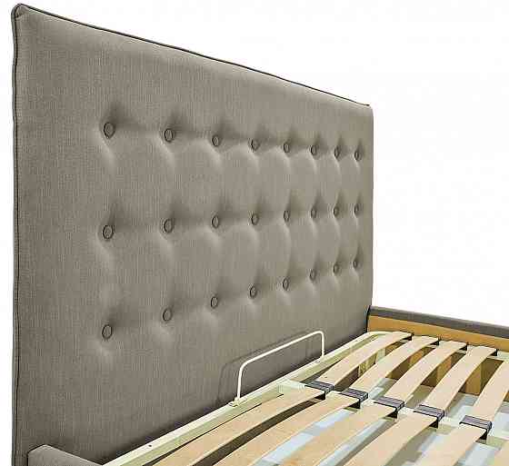 Ліжко Двоспальне Nicole Standart Wood На ніжках 160 х 200 см Melva 20 Сірий Київ