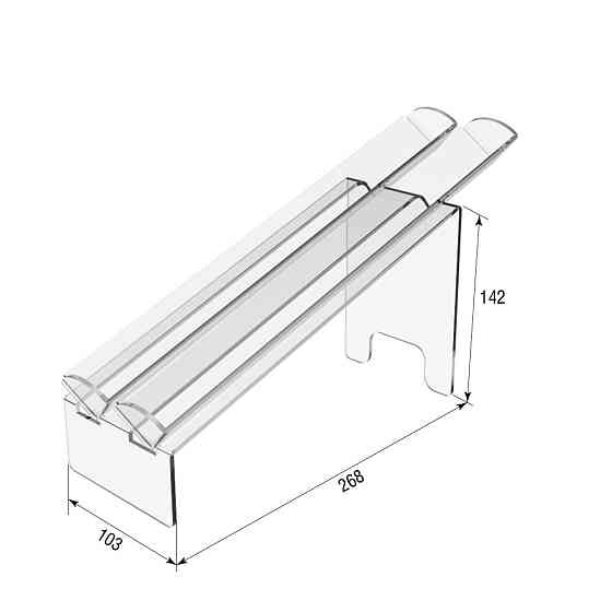 Подставка EKOSTAR для макарун на 2 ячейки. Киев