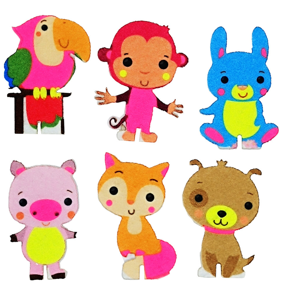 Набір фетрових фігурок на підставці "Дружні тваринки" 180168 Вінниця - фото 1