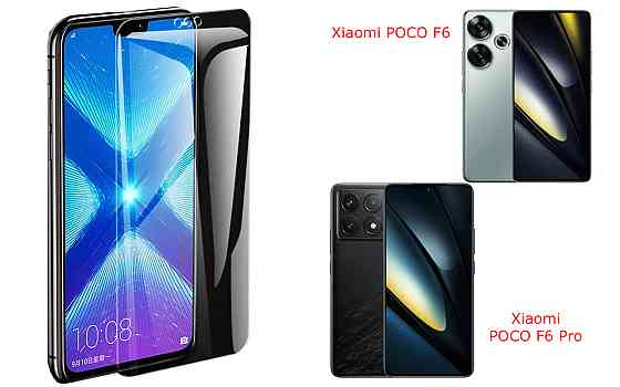 Защитное стекло NeoGlass для Xiaomi POCO F6, POCO F6 Pro – ультрапрозрачное и устойчивое Киев
