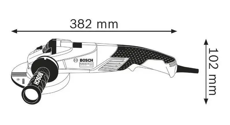 Професійна болгарка Bosch GWS 18-125 SL : 1.8 кВт, 125мм, з регулюванням обертів (06017A3200) Київ - фото 8