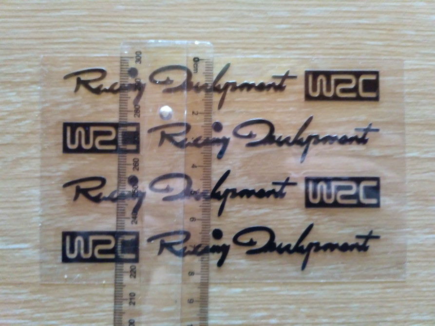 Наклейки на ручки Wrc Черная номер 4 , диски, двор Киев - изображение 6