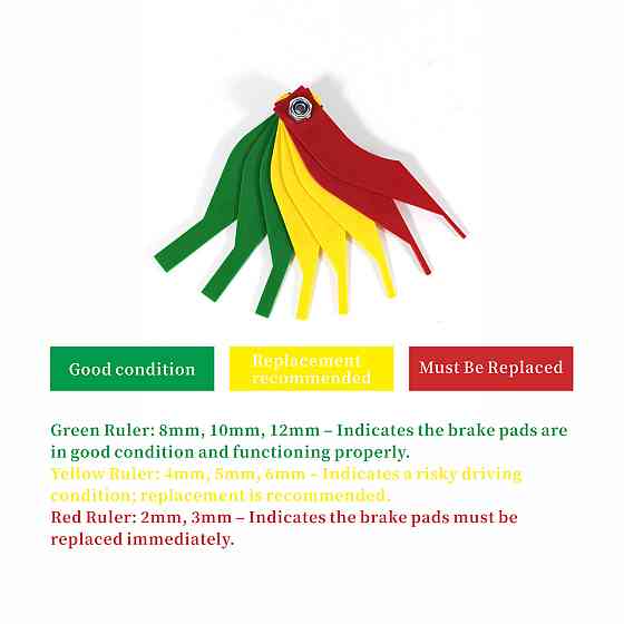 Щупы для измерения толщины тормозных колодок авто Киев