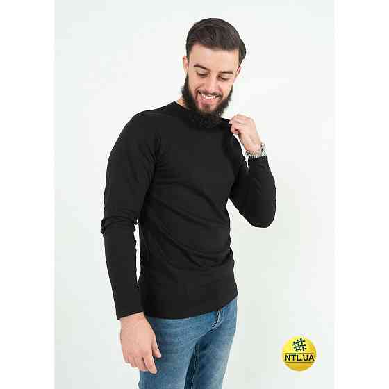 Чоловічий лонгслів зі 100% бавовни, інтерлок | Наталюкс 94-1342 3XL Київ