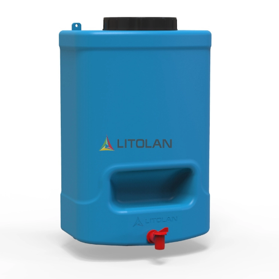 Рукомийник літній 20л 180*300*470мм 1 шар синій LITOLAN Житомир - изображение 1