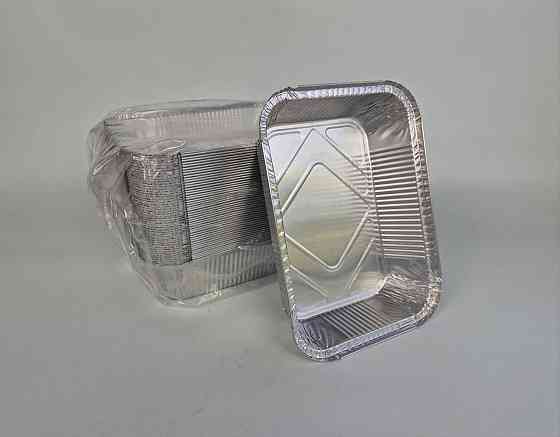 Прямокутний контейнер із харчової алюмінієвої фольги 2000 мл SP88L 50 шт (NEW) (1 пачка) Харків