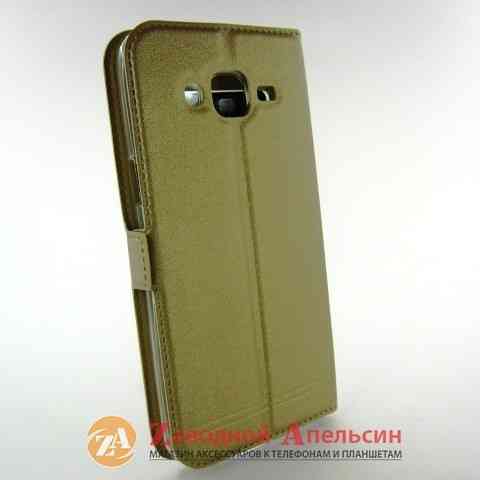Чохол книжка Samsung J5 J500 Smart Case gold Одеса