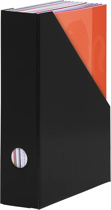 Папка для журналов A4 7 см черная прочный гофрокартон комплект 5 шт Киев - изображение 4