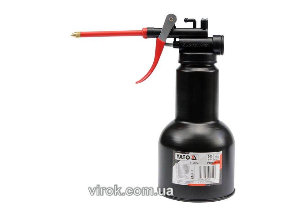 Маслянка важільна YATO : гнучкий аплікатор, V= 500 см³ [10/80] Одеса - фото 1