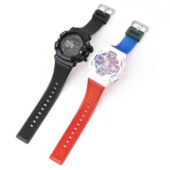 Ремешок для Casio G-Shock GA-100/110 Transl-Red-Blue SI SBR Киев