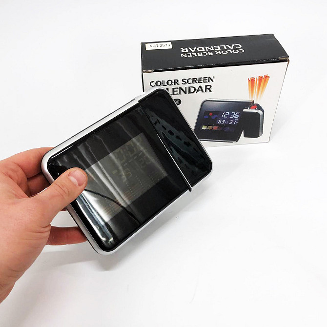 Часы с функцией влажности DS-8190 2573, Настольные электронные часы с подсветкой Лед настольные EZ-70 Львов - изображение 9
