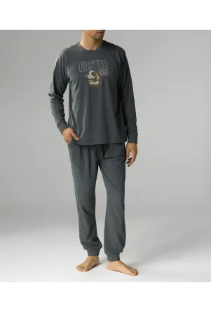 Чоловіча піжама (довгі штани, довгий рукав) Atlantic NMP-376 L Київ